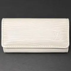 【新品未使用】LOUIS VUITTON　エピ　ホワイト　4連キーケース　箱付き