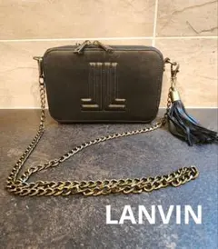 LANVIN en Bleu ランバン　チェーンバッグ ブラック　結婚式　旅行のサムネイル