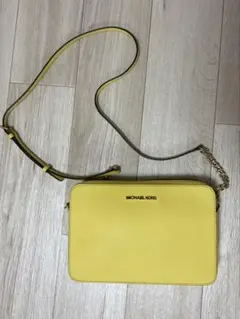 MICHAEL KORS イエロー ショルダーバッグ