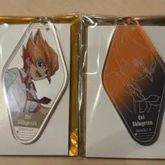 遊戯王ZEXAL IV アクスタ 缶バッジ キーホルダー カフェ 遊戯王ゼアル コラボカフェ本舗 Ⅳ モーテル 缶バッジ アクスタ