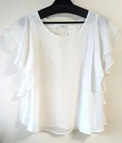 mysty woman　カットソー　レース白　Мのサムネイル