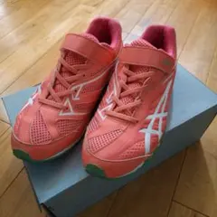 ASICS アシックス レーザービーム ジュニア 24,5 オレンジ