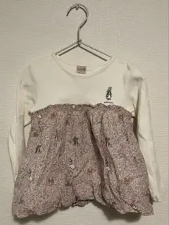 プティマイン ピーターラビット チュニックワンピース 長袖