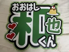 なにわ男子　大橋和也　うちわ文字