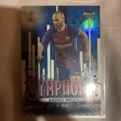 Topps Finest Andrés Iniesta カード