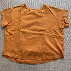 オレンジ色 Tシャツ 型番 N42823(１１０cm)