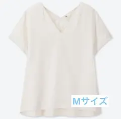 【UNIQLO】ドレープVネックブラウス