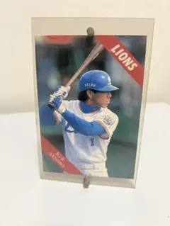 カルビープロ野球カード　秋山幸二 1993 ビッグサイズカード