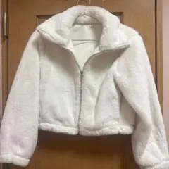 GU ラッフィーブルゾン 白 S