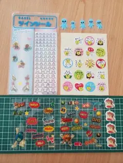 【平成レトロ】 M＆M’s エムアンドエムズ グレイ 他 シールまとめ売り