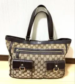 GUCCI GGキャンバス トートバッグ