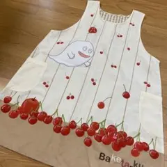 フレーベル館限定販売 大人気 こきんちゃん エプロン フラワー