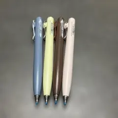 ユニボールワンF 黒 ボールペン 4本セット 限定軸色 モダンポップ