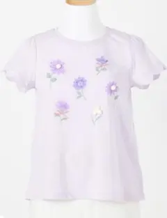 any FAM 花柄 Tシャツ 140cm ライラック