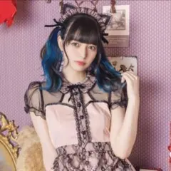 クリアストーン(Clearstone)コケティッシュガーリー ネコメイド ピンク
