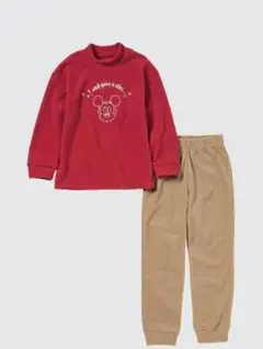 ユニクロ　ディズニー コレクション フリースセット　150 パジャマ