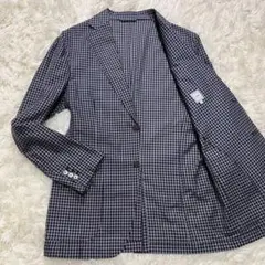美品✨SHIPS ギンガムチェック テーラードジャケット M相当 春夏