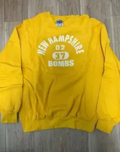 EDWIN USA製　イエロー　スウェットレーナー　古着