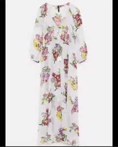 ZARA trf collection 花柄　ボレロ　ワンピースのサムネイル