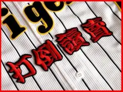 打倒讀賣 赤黒 ③ 刺繍 ワッペン 阪神 タイガース 応援