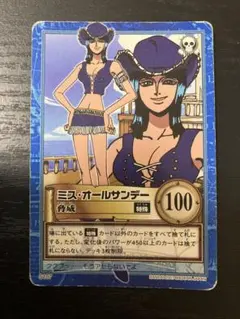 ワンピースカード 蒼海の七傑 SRパラレル ミス オールサンデー - メルカリ