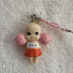 キューピー×チアガール　ビーズストラップ　ローズ・オニール