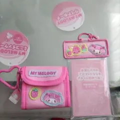 サンリオ　カプセルトイ部マイメロディ ミニコインケース クリアポーチ セット
