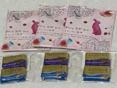 プチギフト ももいちご紅茶とGODIVAチョコ 3セットのサムネイル
