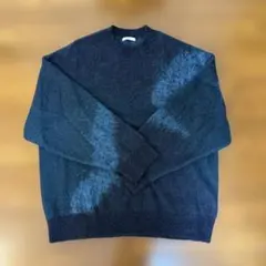 WYM ダークグレー クルーネックセーター