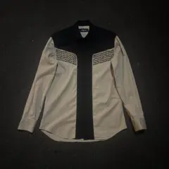 Balmain SS11 エンブレム ストライプ ミリタリーシャツ 36 - メルカリ