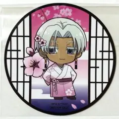 東京リベンジャーズ　プリンセスカフェ　桜和服　特典　コースター　黒川イザナ