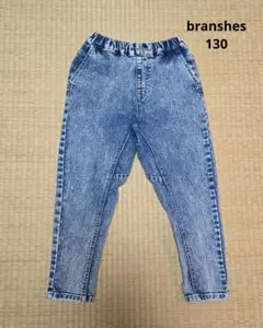 ブランシェス ケミカルウォッシュ デニムパンツ