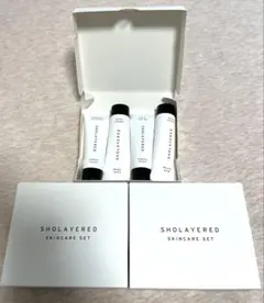 新品　未開封　SHOLAYERED スキンケアセット✖️3個　ショーレイヤード