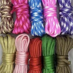 【現品】¥650 ❤️ パラコード ⑫ 〈4mm〉3m×10本 まとめ売り