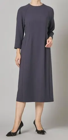 セオリーリュクス　ワンピース　ネイビー　フォーマルワンピース　7分袖 2026年最新】Theory luxe カラー：ネイビー系 レディース 長袖・七分袖