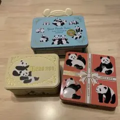 上野動物園 パンダ 空き缶セット 3個