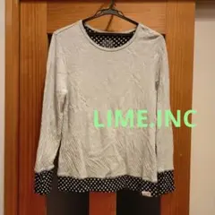 LIME.INC リバーシブル 長袖　ラインインクL