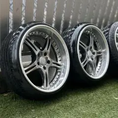 新品CONOXディッシュホイール☆18インチ4本セット☆VIP旧車シャコタン極太