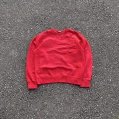 90's old uniqlo レッド スウェット アーカイブ cityboy