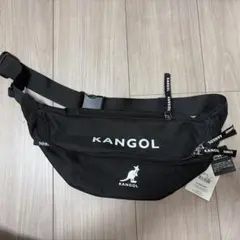 グ付き】KANGOL カンゴール ウエストポーチ ボディバッグ 黒のサムネイル