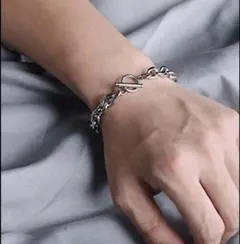 シンプルマンテルチェーンブレスレット