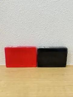 【新品未使用】 ◎ サンソリット スキンピールバー　ティートゥリー　赤　黒