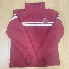 【90s〜00s NDSU ナイロンジャケット L ワインレッド】