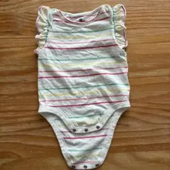 baby GAP ストライプロンパース 12-18ヶ月