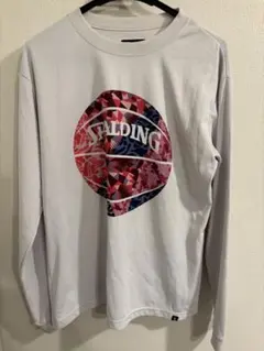 SPALDING バスケットボール 長袖シャツ ホワイトのサムネイル