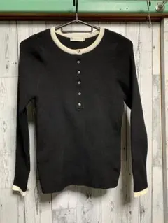 【美品】earth music&ecology リブニット