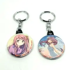 カントク 缶バッジ キーホルダー 軸中心派 神絵祭 特典 非売品 キーリング