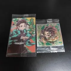 新品　鬼滅の刃　竈門炭治郎　カード&シール