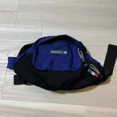 【美品】MILLET ミレー ボディバッグ ウエストポーチ ブルー