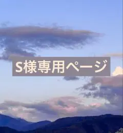 S様専用ページ
